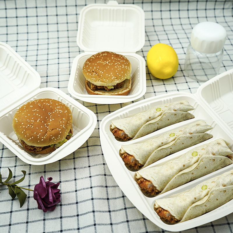 玉米淀粉漢堡盒